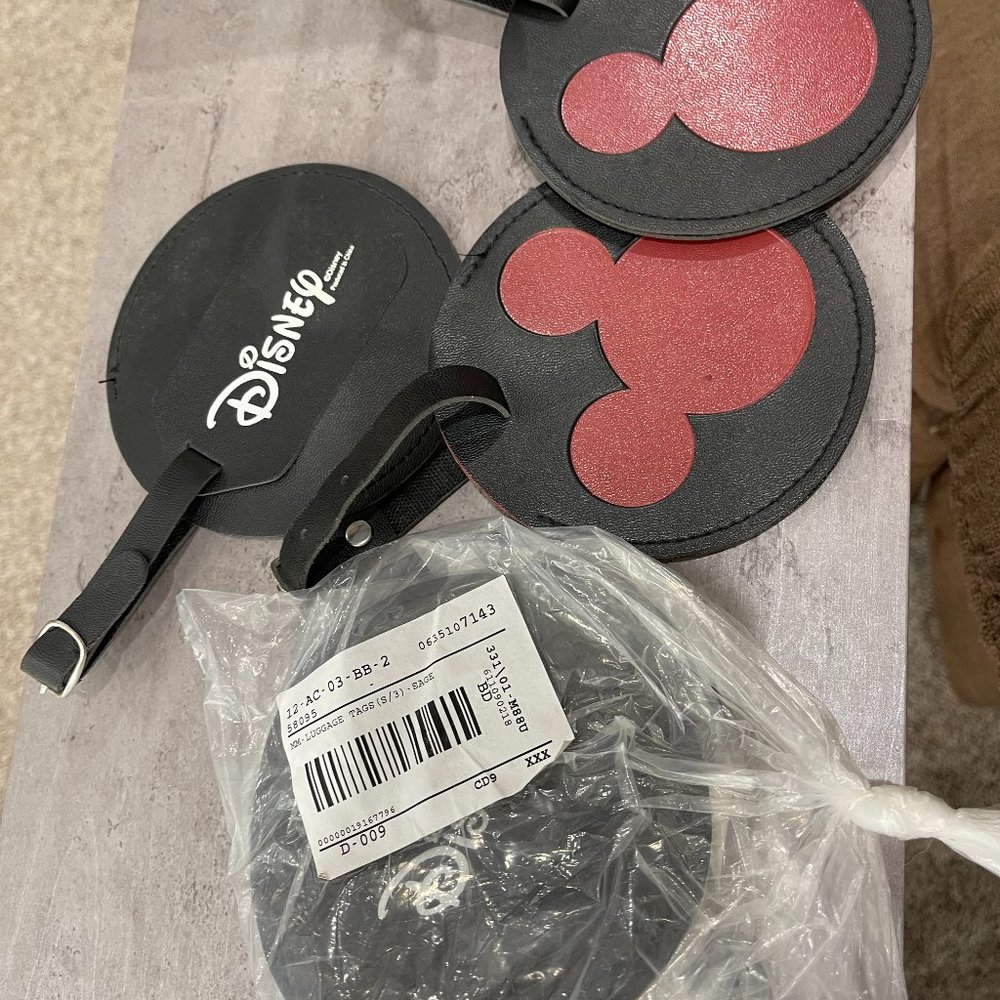 DISNEY VINTAGE LUGGAGE TAGS